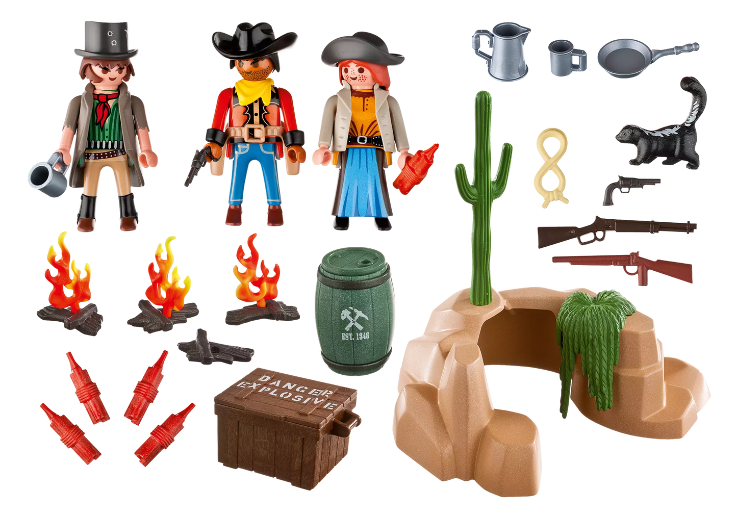 Playmobil 5250 Sammlerstück Western Banditenversteck - plegobil