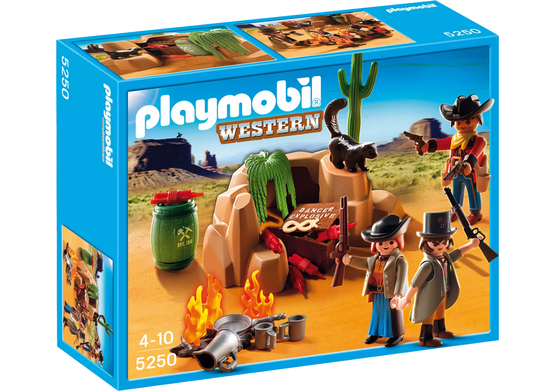 Playmobil 5250 Sammlerstück Western Banditenversteck - plegobil