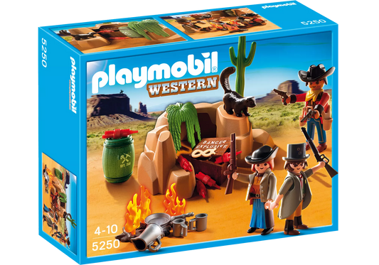 Playmobil 5250 Sammlerstück Western Banditenversteck - plegobil