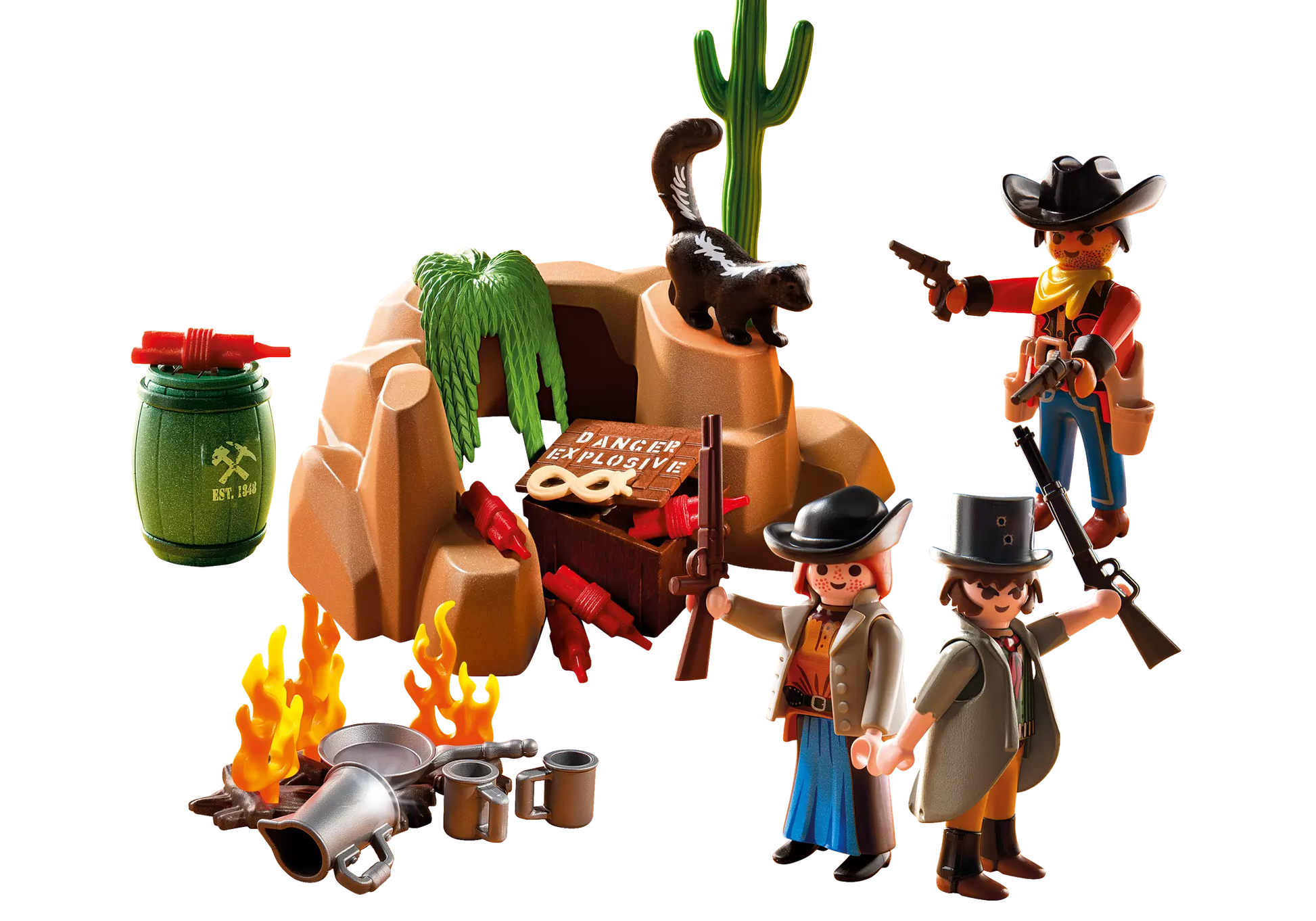 Playmobil 5250 Sammlerstück Western Banditenversteck - plegobil