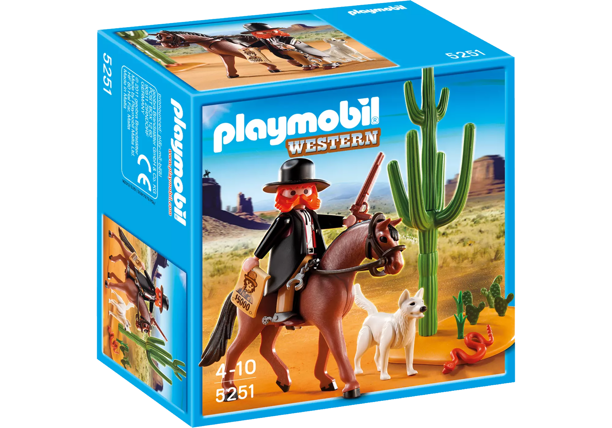 Playmobil 5251 Sammlerstück Western Sheriff mit Pferd - plegobil