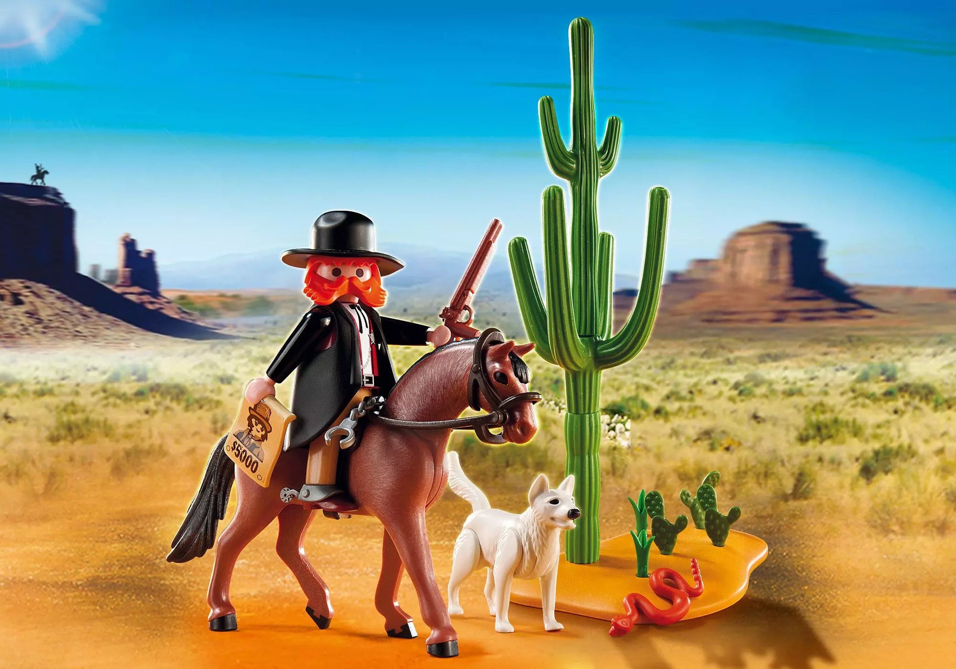 Playmobil 5251 Sammlerstück Western Sheriff mit Pferd - plegobil