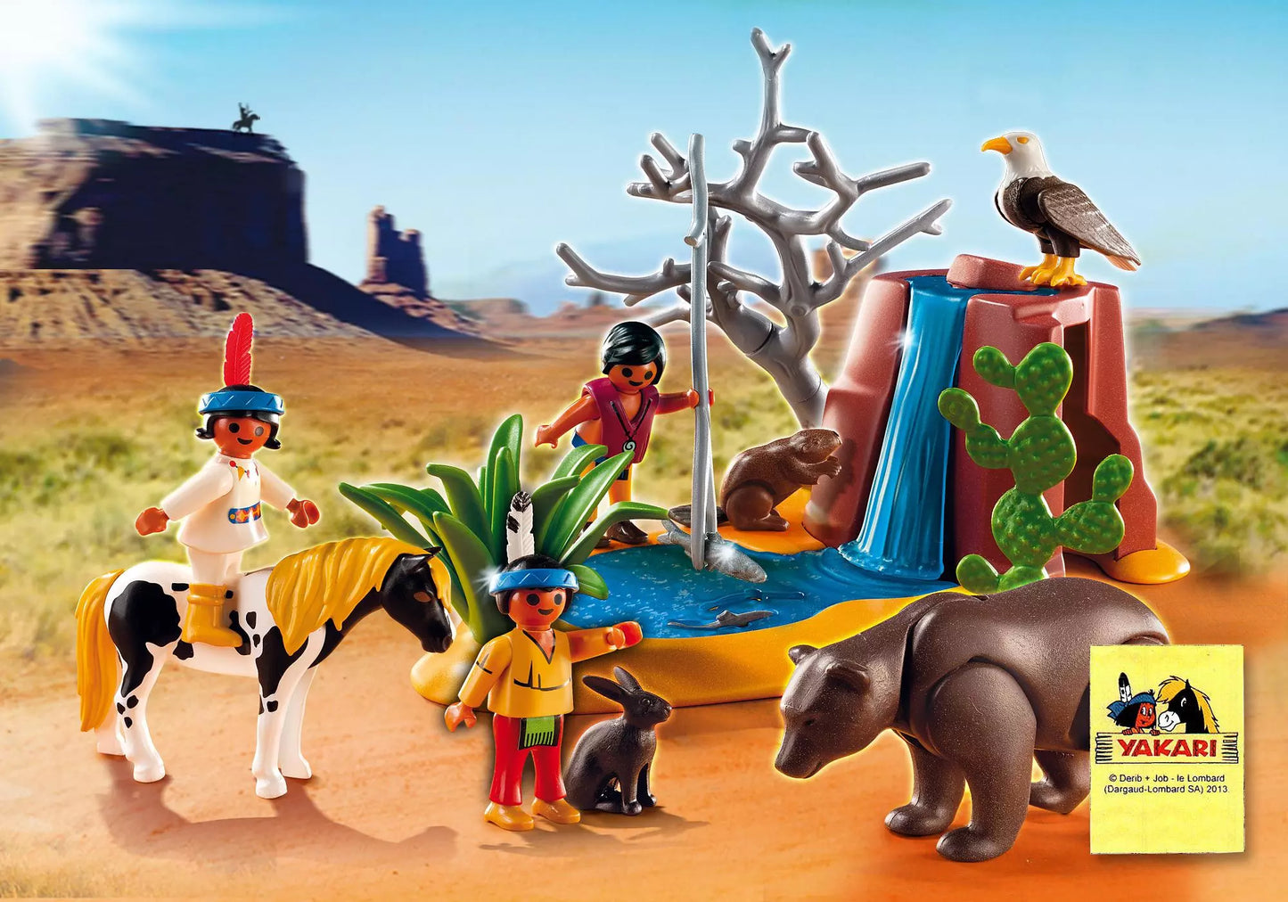 Playmobil 5252 Sammlerstück Western Indianerkinder mit Tieren - plegobil