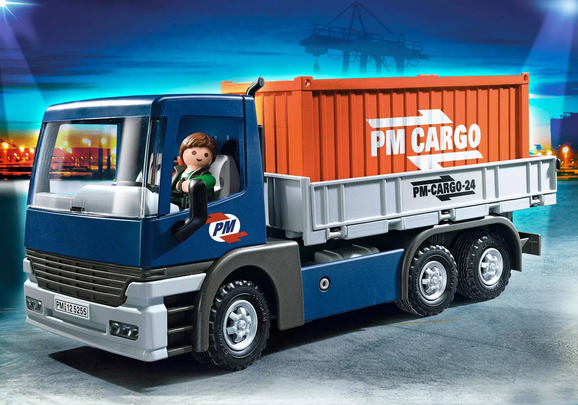 Playmobil 5255 Sammlerstück City Action Cargo-LKW mit Container - plegobil