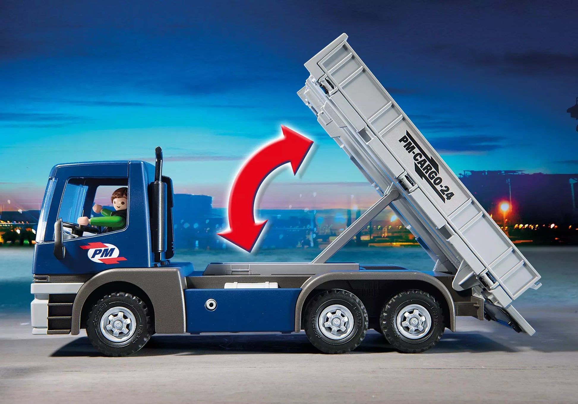 Playmobil 5255 Sammlerstück City Action Cargo-LKW mit Container - plegobil