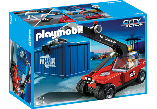 Playmobil 5256 Sammlerstück City Action Großer Containerstapler - plegobil