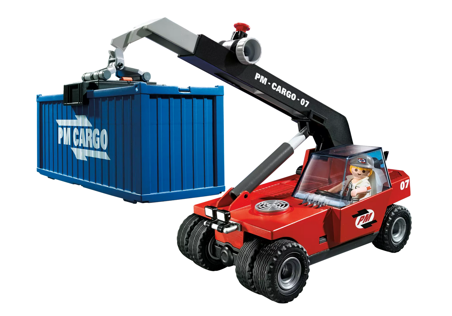 Playmobil 5256 Sammlerstück City Action Großer Containerstapler - plegobil