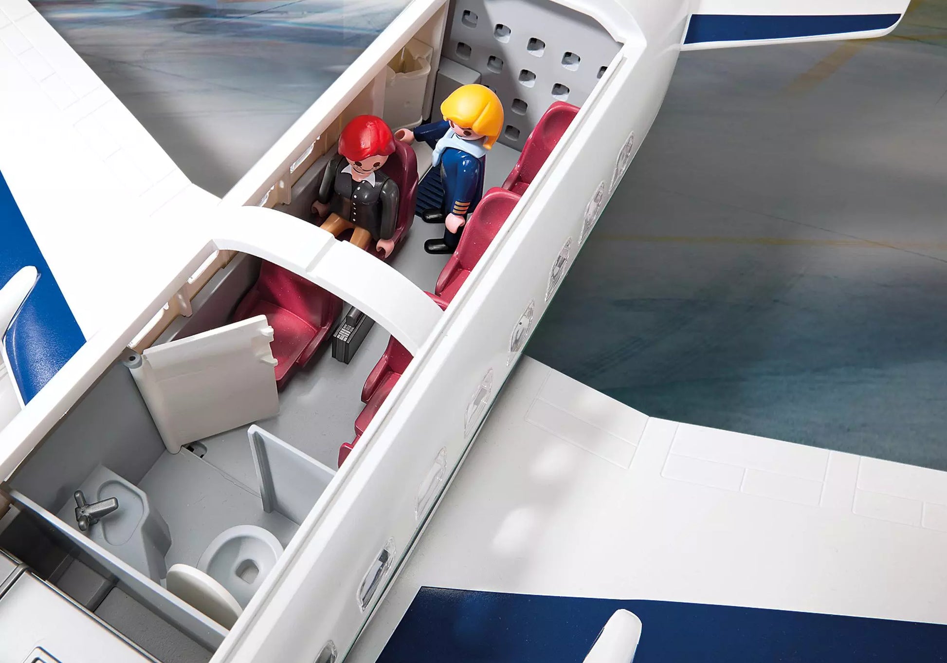 Playmobil 5261 Sammlerstück City Action Cargo- und Passagierflugzeug - plegobil
