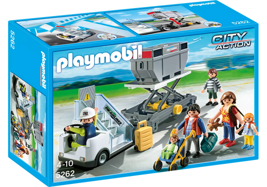Playmobil 5262 Sammlerstück City Action Gangway mit Cargo-Anhänger - plegobil