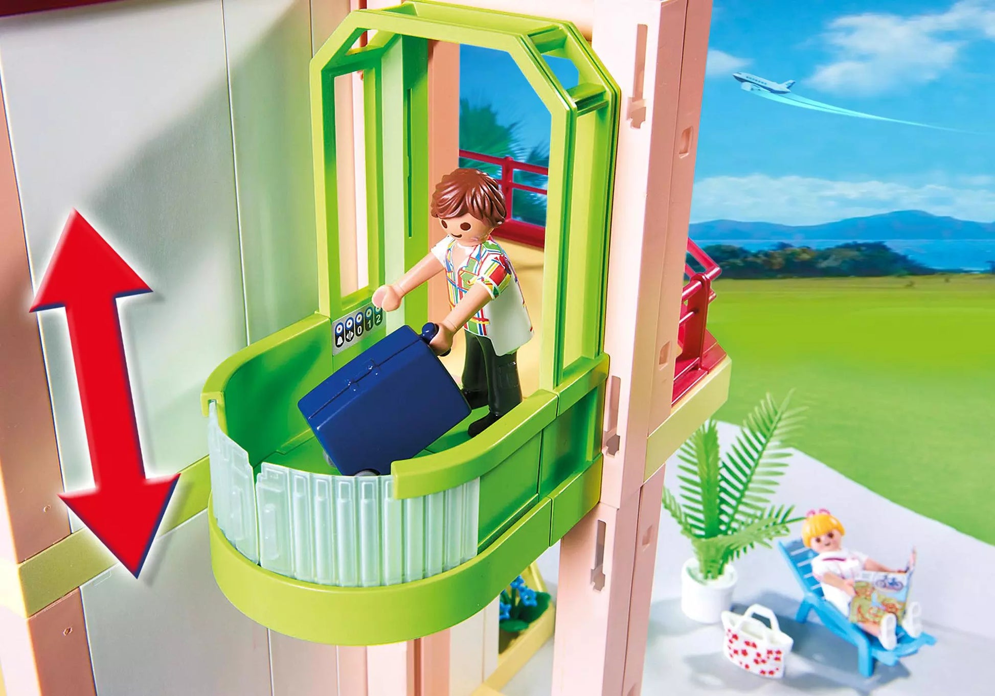 Playmobil 5265 Sammlerstück Summer Fun Großes Ferienhotel mit Einrichtung - plegobil