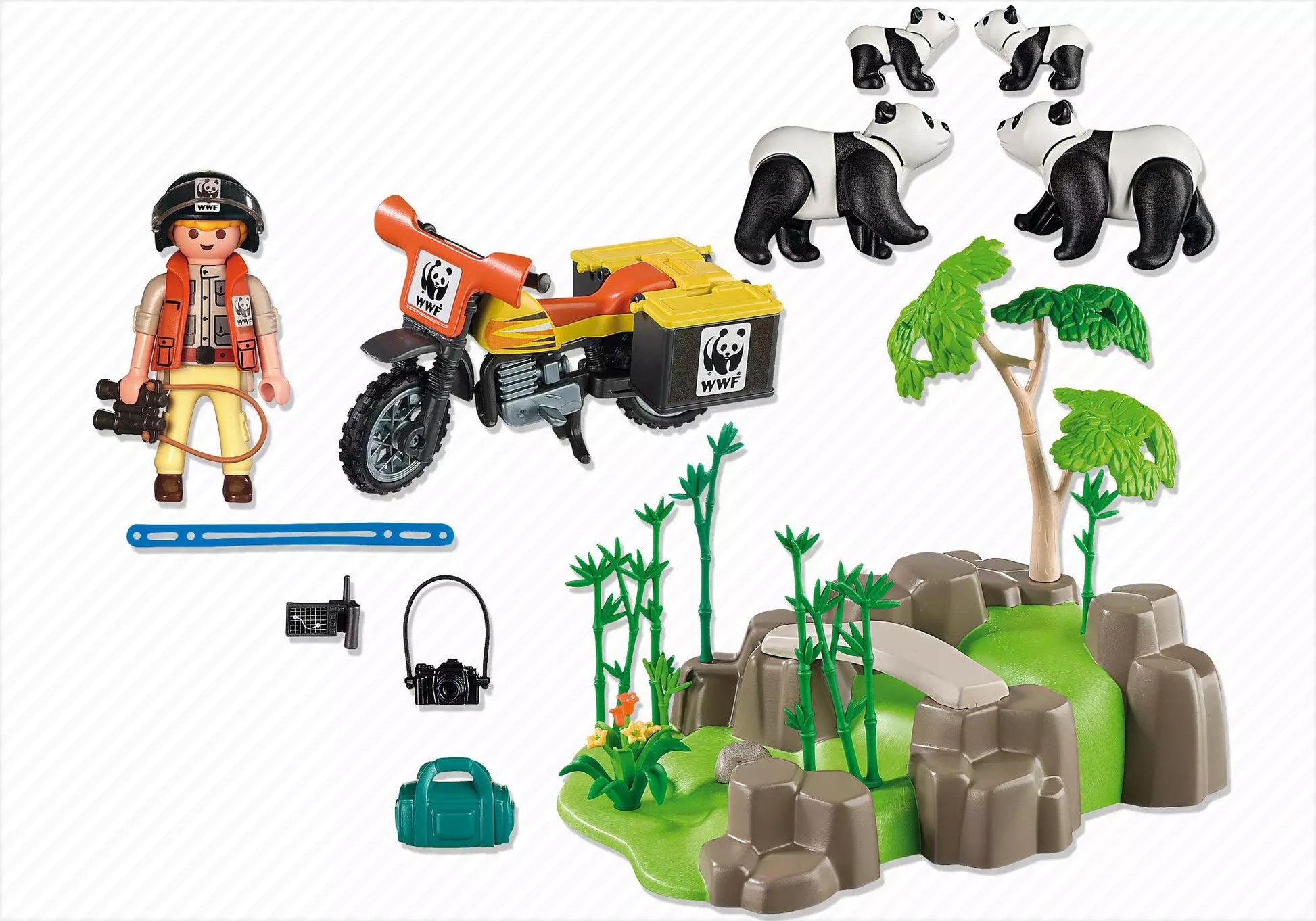 Playmobil 5272 Wild Life Pandaforscher im Bambuswald - plegobil