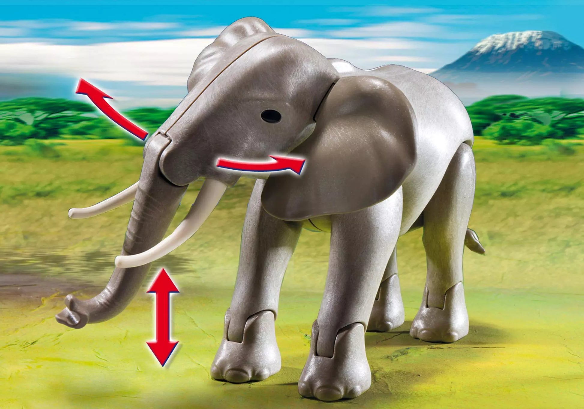 Playmobil 5275 Wild Life WWF-Forscher bei afrikanischen Savannentieren - plegobil