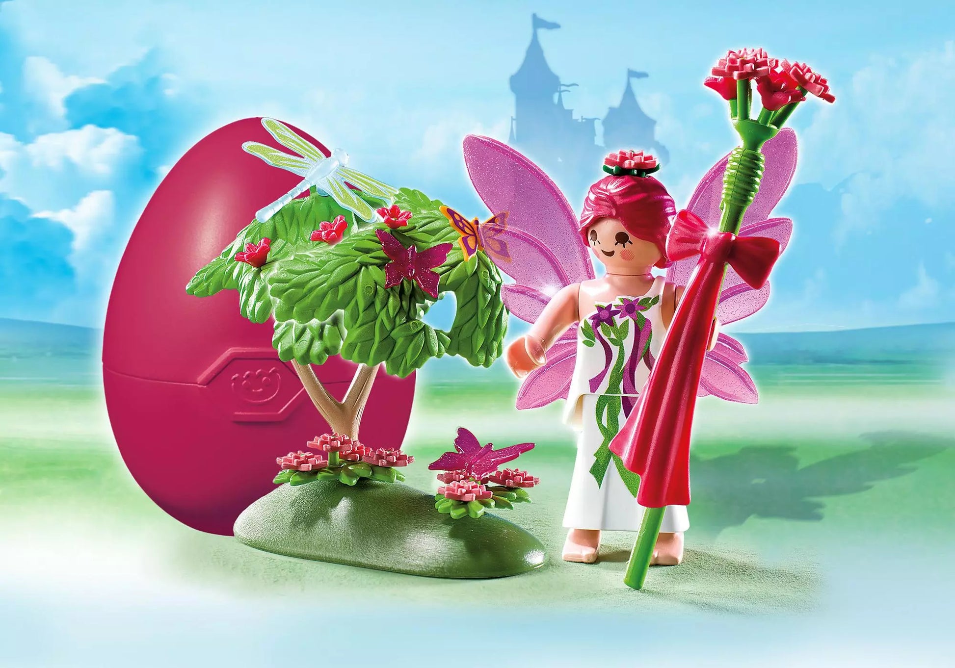 Playmobil 5279 Princess Osterei Blütenfee beim Schmetterlingsbäumchen - plegobil