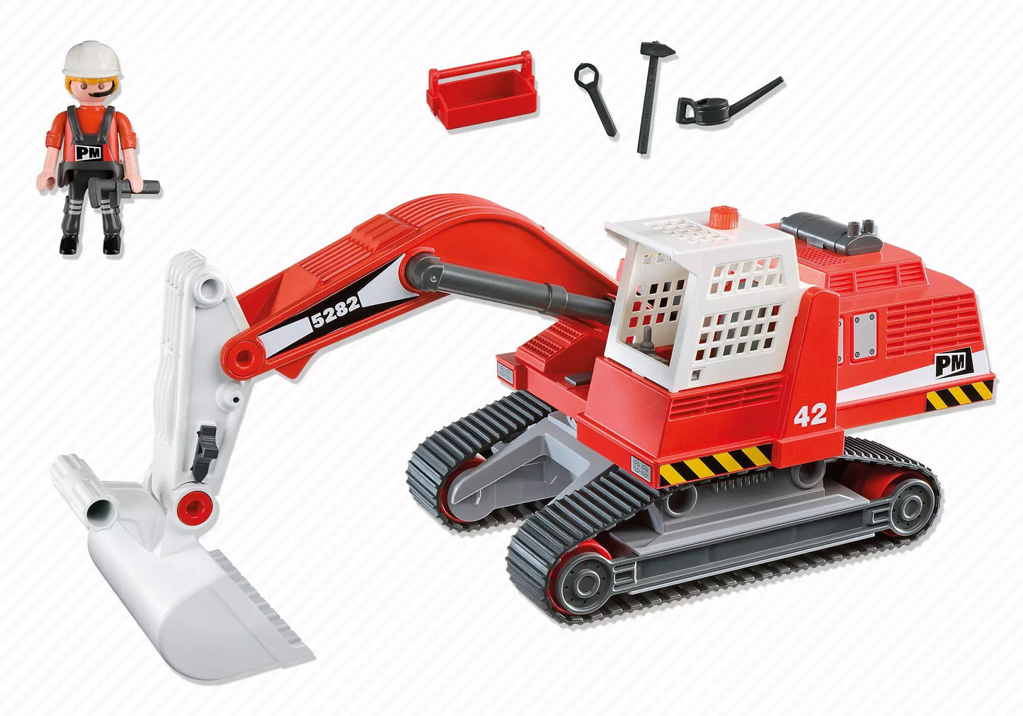 Playmobil 5282 Sammlerstück City Action Großer Kettenbagger - plegobil