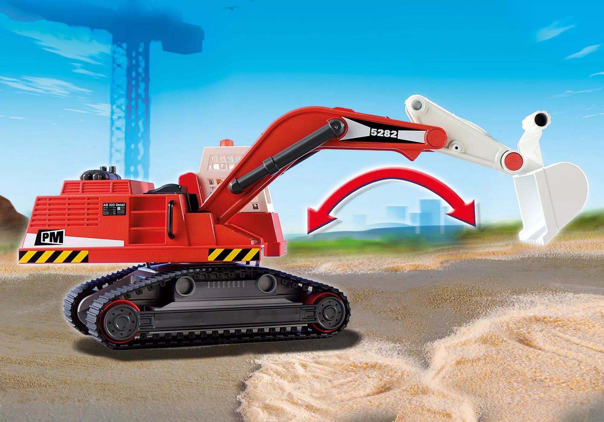 Playmobil 5282 Sammlerstück City Action Großer Kettenbagger - plegobil