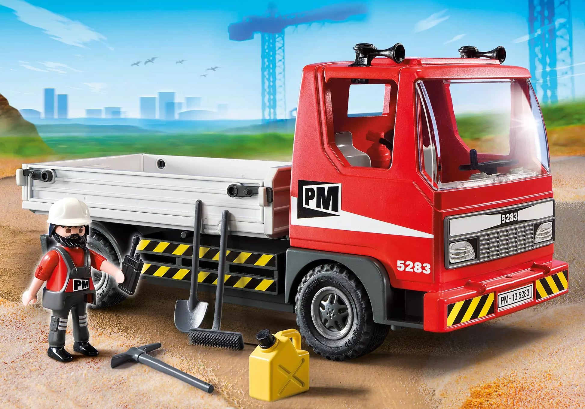 Playmobil 5283 Sammlerstück City Action Baustellen LKW - plegobil