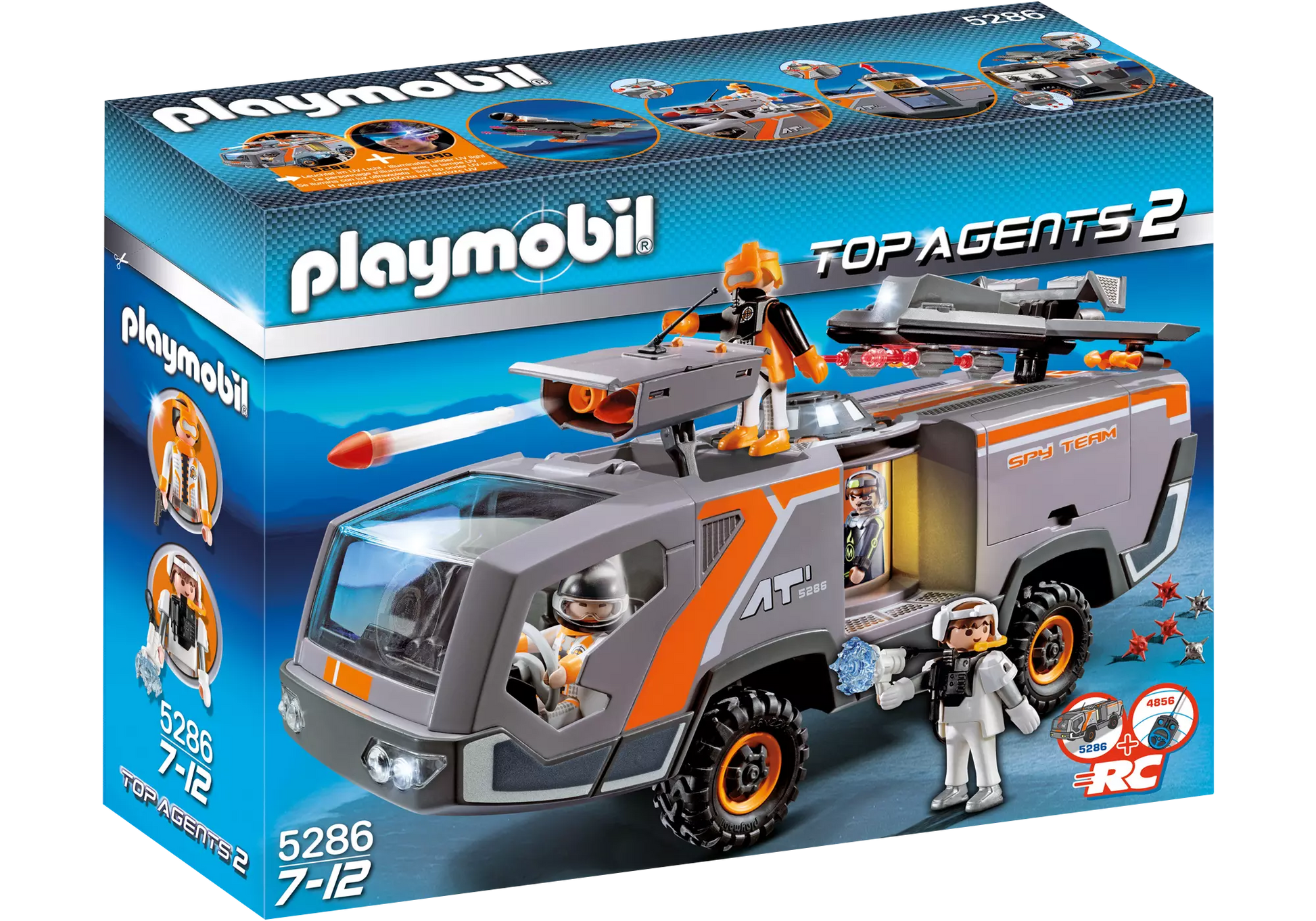 Playmobil 5286 Sammlerstück Top Agents Spy Team Commander Truck - plegobil