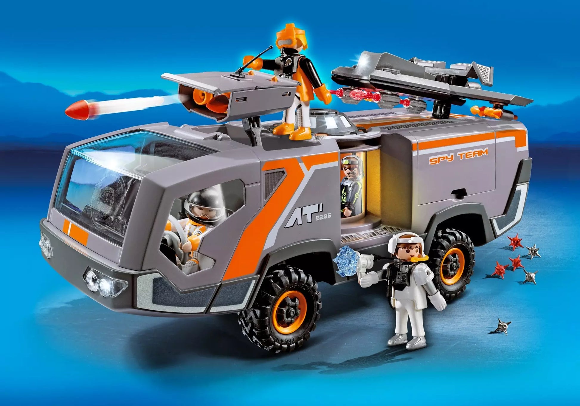 Playmobil 5286 Sammlerstück Top Agents Spy Team Commander Truck - plegobil