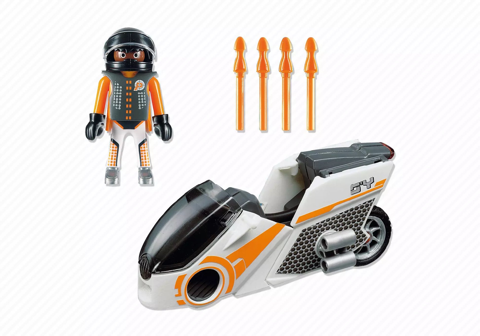 Playmobil 5288 Sammlerstück Top Agents Spy Team Skybike - plegobil