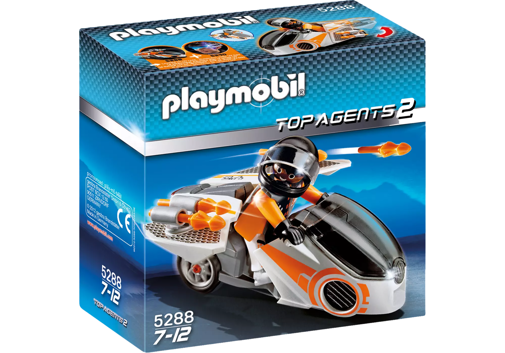 Playmobil 5288 Sammlerstück Top Agents Spy Team Skybike - plegobil