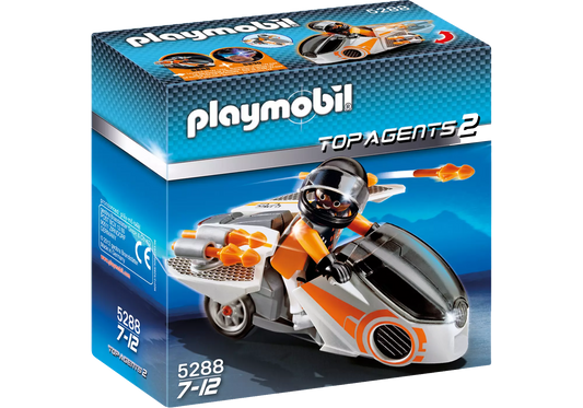 Playmobil 5288 Sammlerstück Top Agents Spy Team Skybike - plegobil