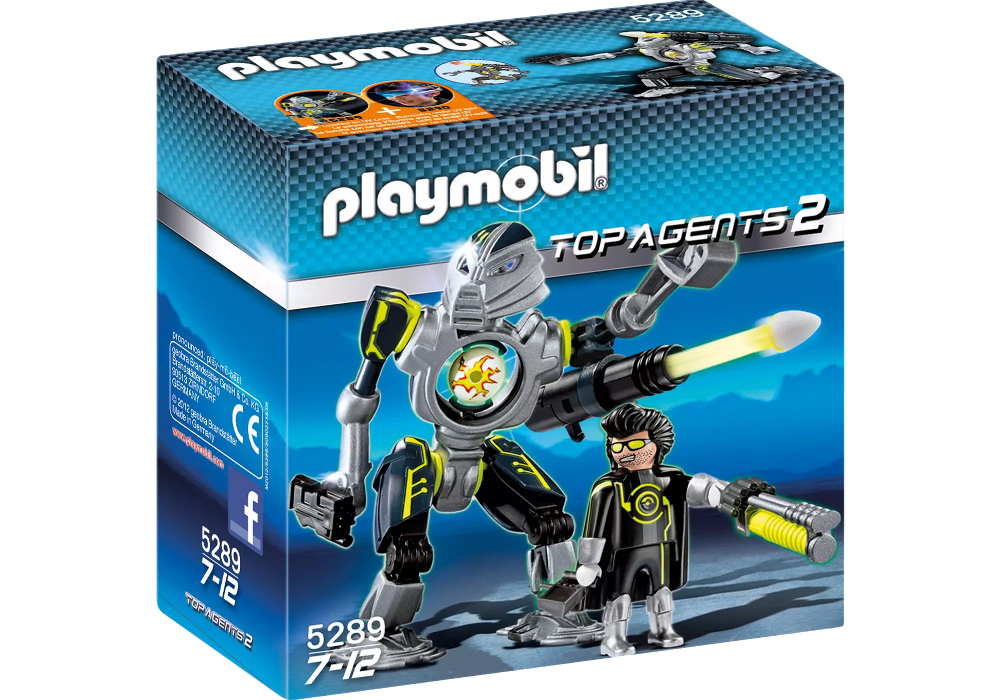 Playmobil 5289 Sammlerstück Top Agents Mega Masters Robo Blaster - plegobil