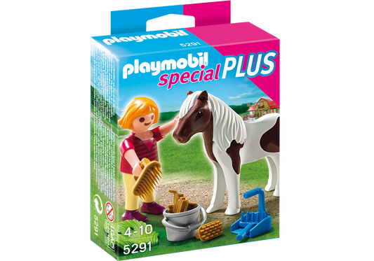Playmobil 5291 Special Plus Mädchen beim Pony - plegobil