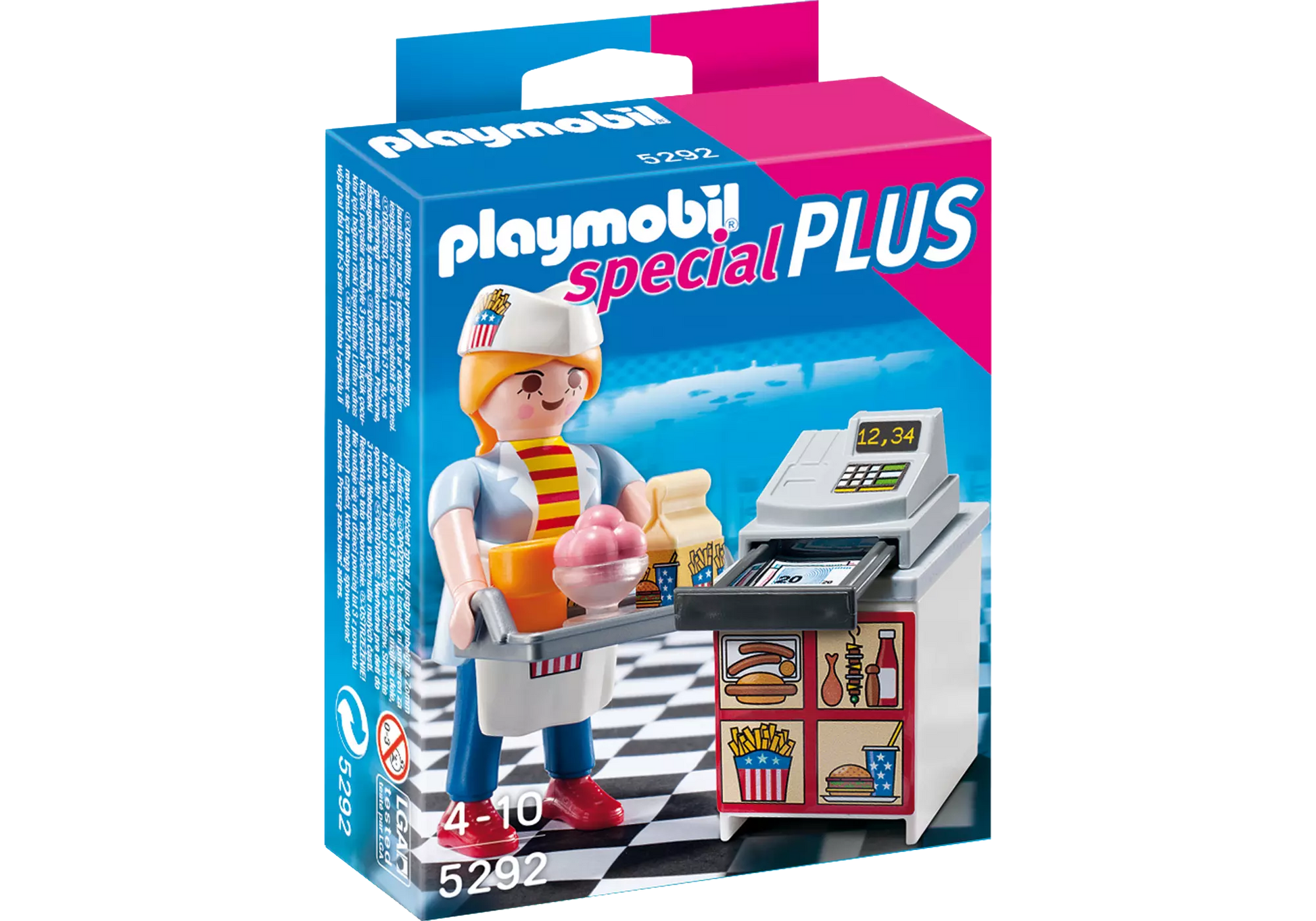 Playmobil 5292 Special Plus Serviererin mit Kasse - plegobil
