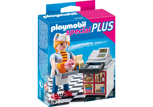 Playmobil 5292 Special Plus Serviererin mit Kasse - plegobil