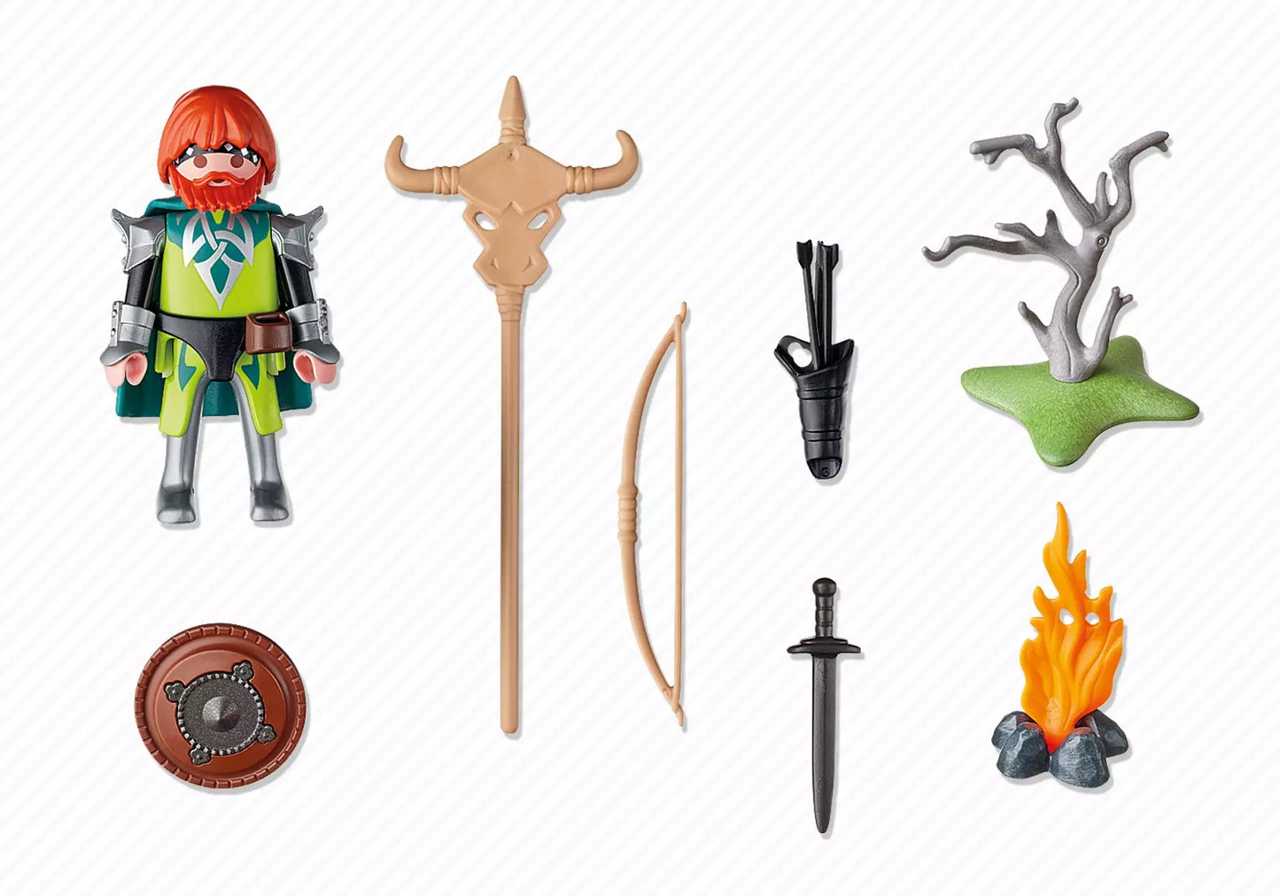 Playmobil 5293 Special Plus Keltenkrieger mit Waffen am Lagerfeuer - plegobil
