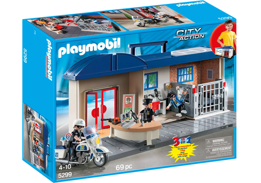 Playmobil 5299 City Action Mitnehm Polizeizentrale - plegobil