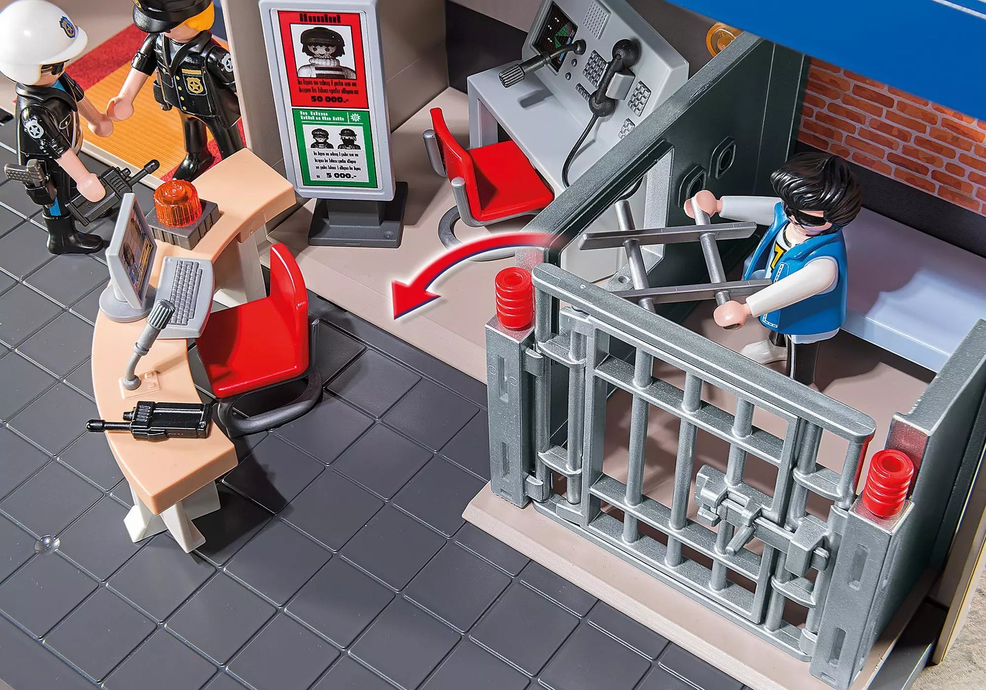 Playmobil 5299 City Action Mitnehm Polizeizentrale - plegobil