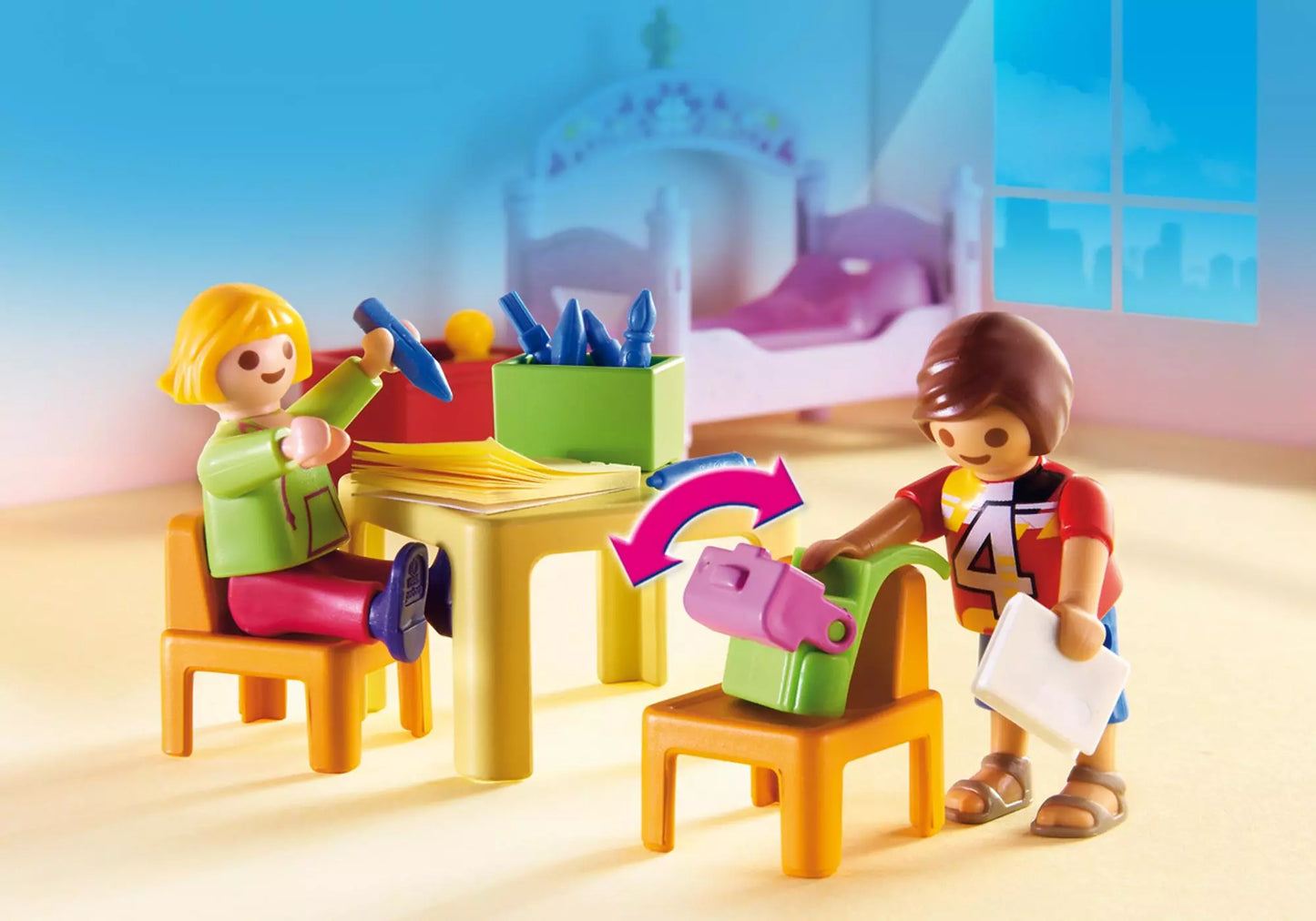 Playmobil 5306 Dollhouse Buntes Kinderzimmer - plegobil
