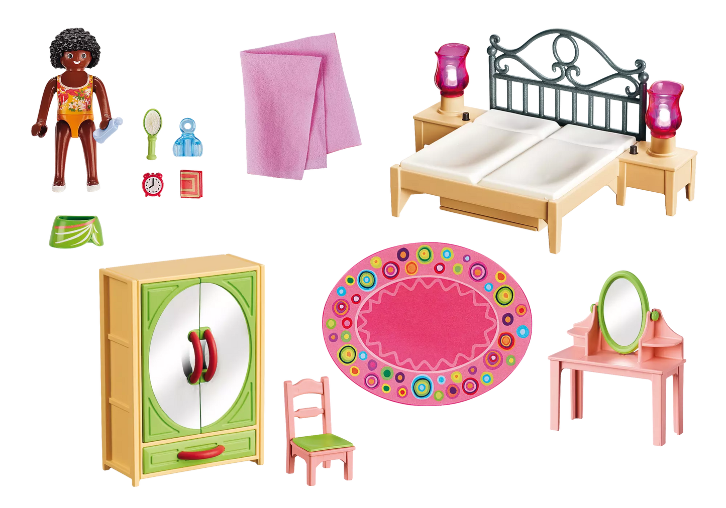 Playmobil 5309 Dollhouse Schlafzimmer mit Schminktisch - plegobil