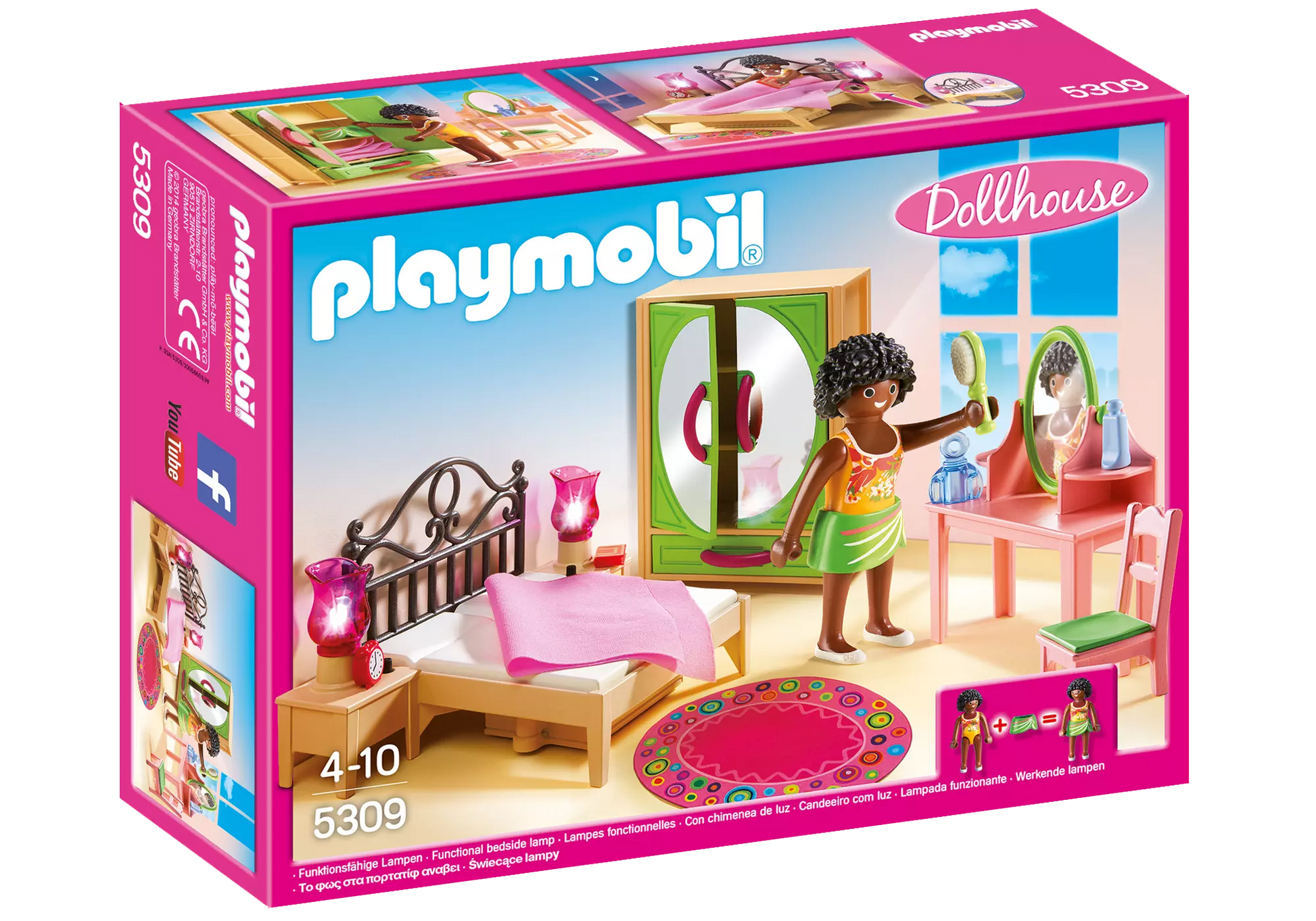 Playmobil 5309 Dollhouse Schlafzimmer mit Schminktisch - plegobil
