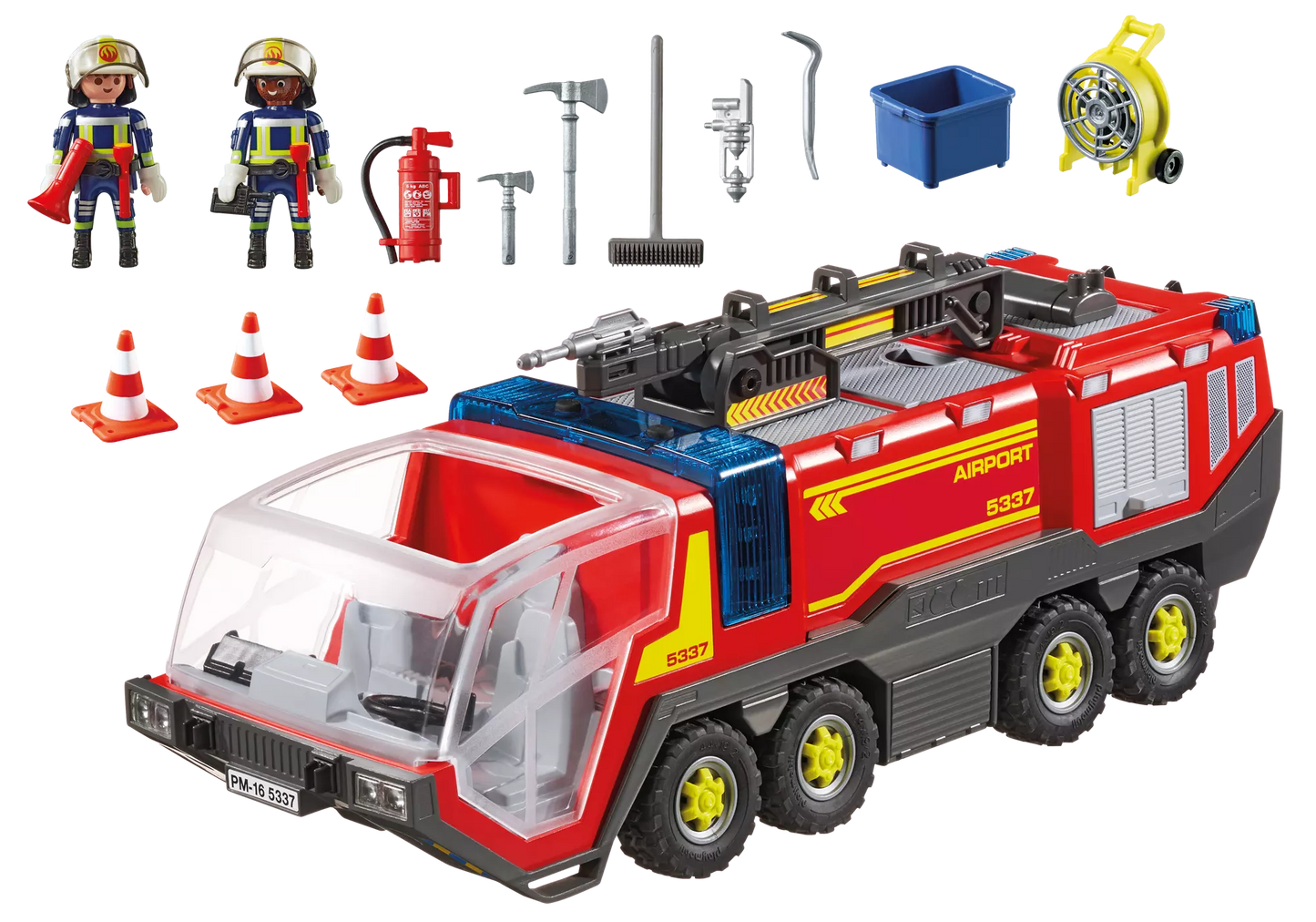Playmobil 5337 City Action Flughafenlöschfahrzeug mit Licht und Sound - plegobil