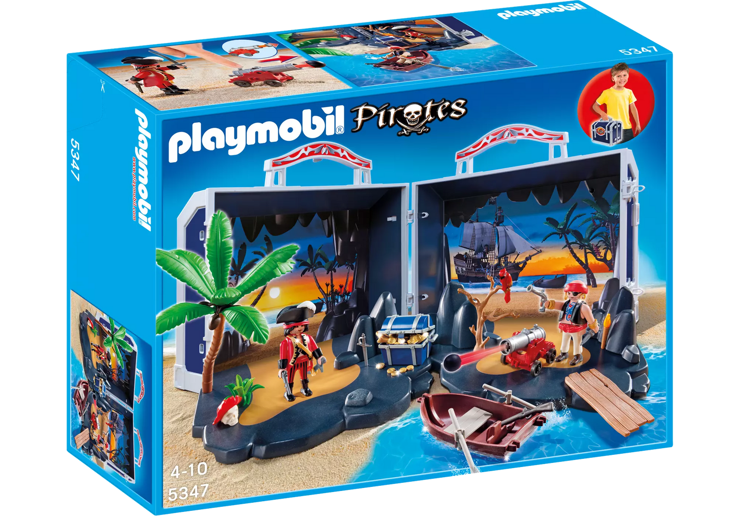 Playmobil 5347 Pirates Piratenschatzkoffer - plegobil