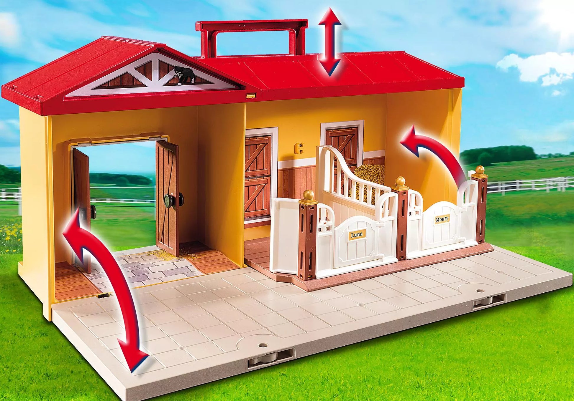 Playmobil 5348 Country Mein Mitnehm Pferdestall - plegobil