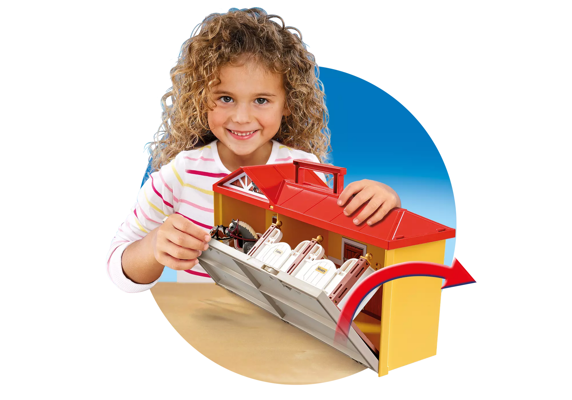 Playmobil 5348 Country Mein Mitnehm Pferdestall - plegobil
