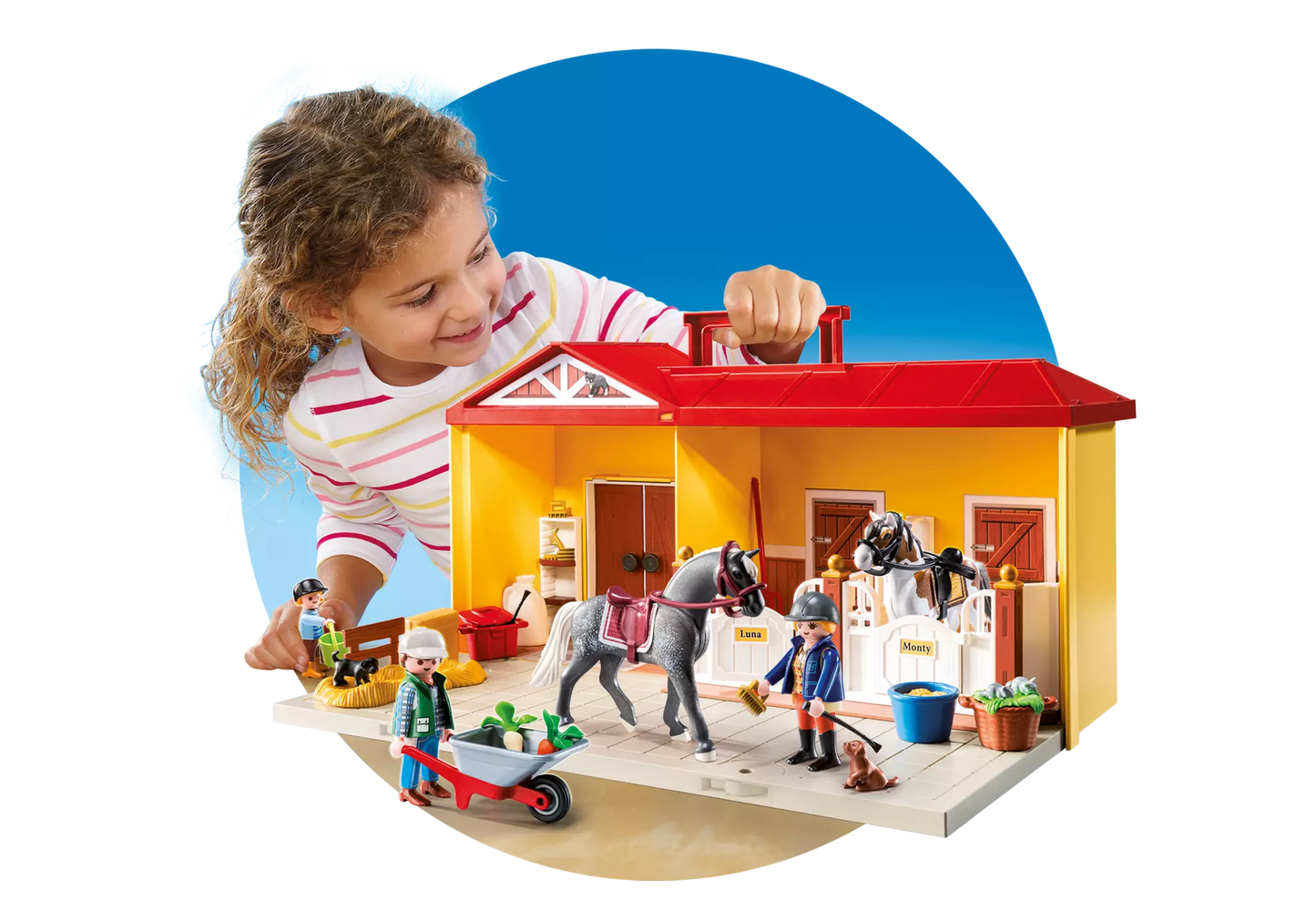 Playmobil 5348 Country Mein Mitnehm Pferdestall - plegobil
