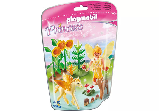 Playmobil 5353 Princess Waldfee mit Pegasusbaby - Goldstaub - plegobil
