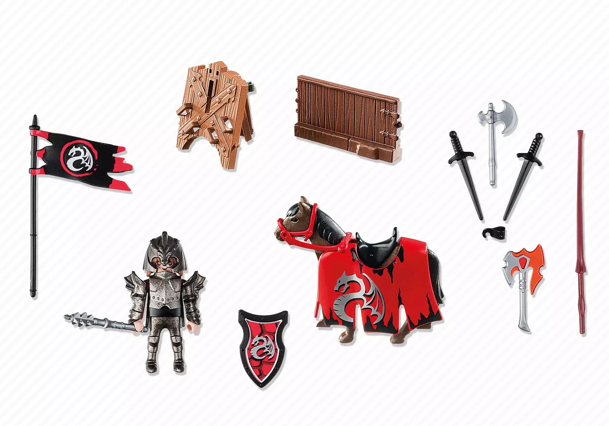 Playmobil 5358 Knights Turnierkämpfer Drachen-Clan - plegobil