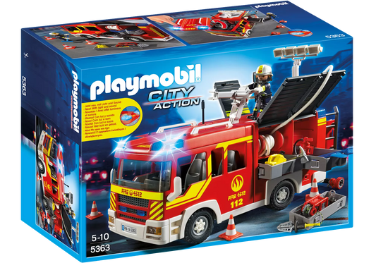 Playmobil 5363 City Action Löschgruppenfahrzeug mit Licht und Sound - plegobil