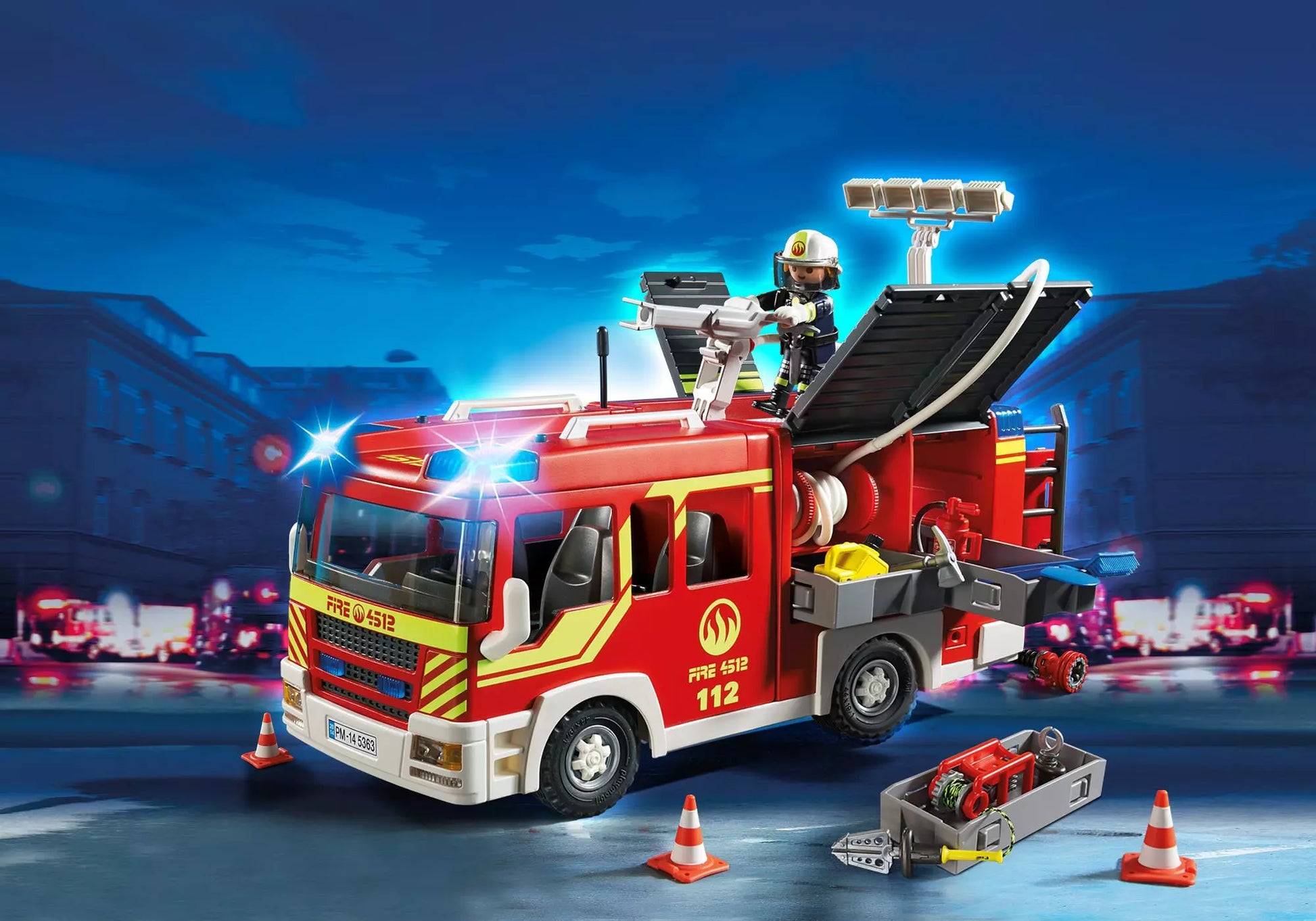 Playmobil 5363 City Action Löschgruppenfahrzeug mit Licht und Sound - plegobil