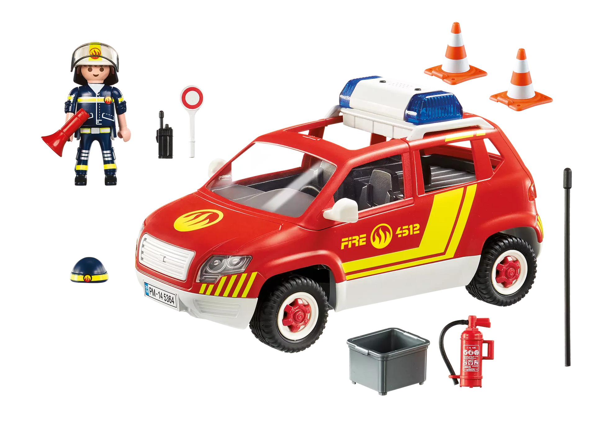 Playmobil 5364 City Action Brandmeisterfahrzeug mit Licht und Sound - plegobil