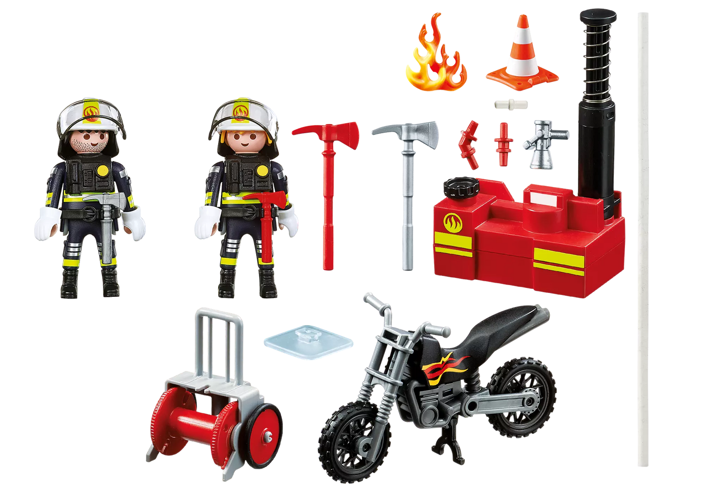 Playmobil 5365 City Action Feuerwehrmänner mit Löschpumpe - plegobil