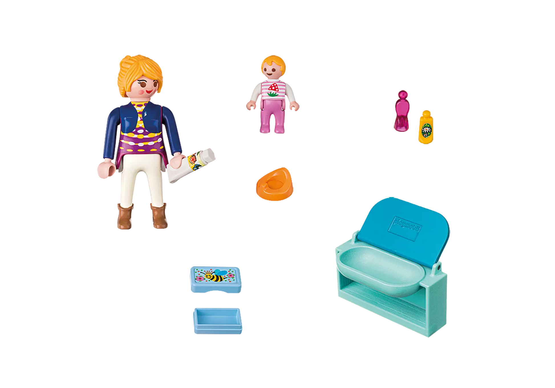 Playmobil 5368 Special Plus Mutter mit Baby-Wickeltisch - plegobil