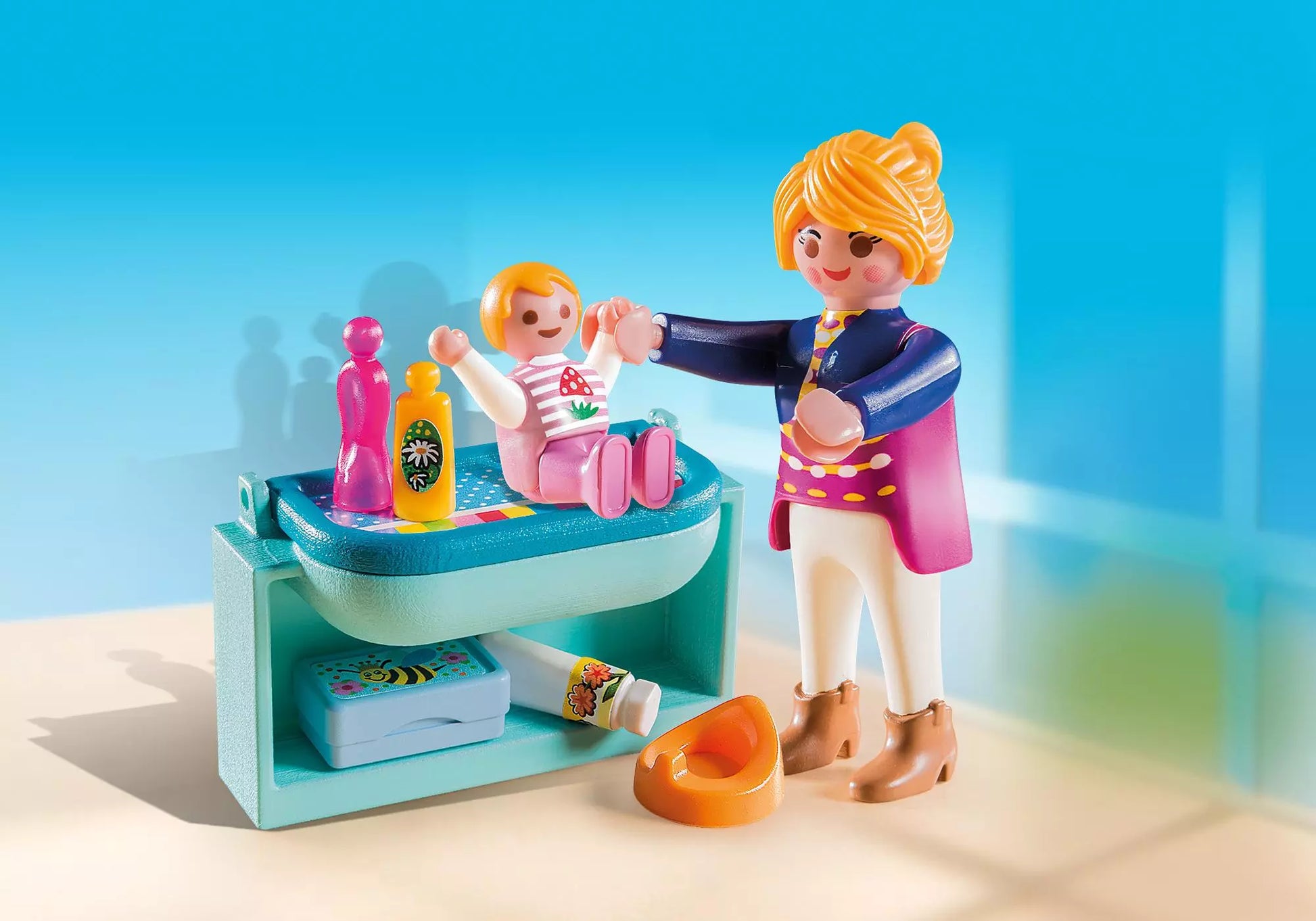 Playmobil 5368 Special Plus Mutter mit Baby-Wickeltisch - plegobil