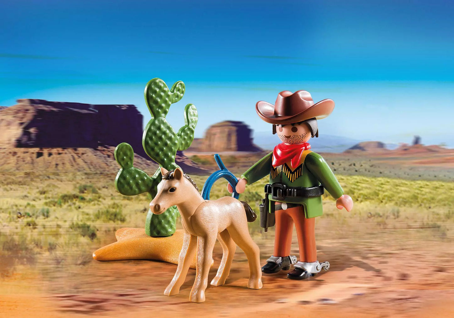 Playmobil 5373 Special Plus Cowboy mit Fohlen - plegobil