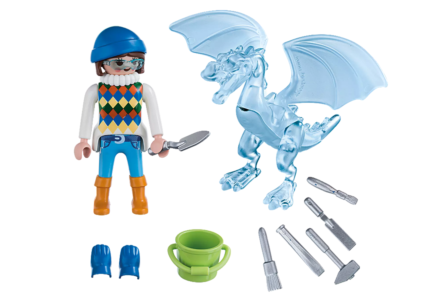 Playmobil 5374 Special Plus Künstlerin mit Eisskulptur - plegobil